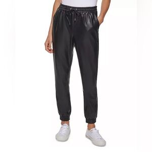 Calvin Klein Faux Leather Jogger